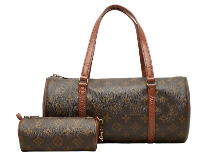 Bolso de hombro Louis Vuitton Monogram Papillon 30 Castaño - vista 11