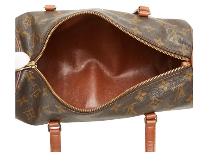 Bolso de hombro Louis Vuitton Monogram Papillon 30 Castaño - vista 8