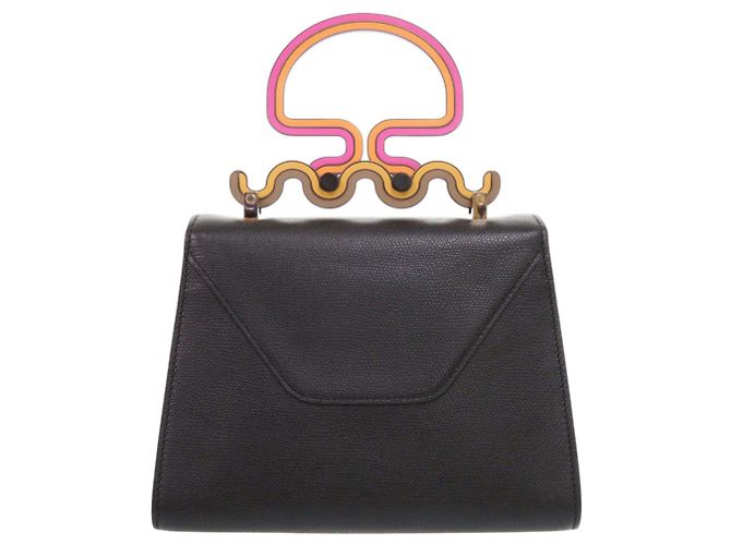 Bolso Valextra Mini Iside Toothpaste Collection Negro - vista 2