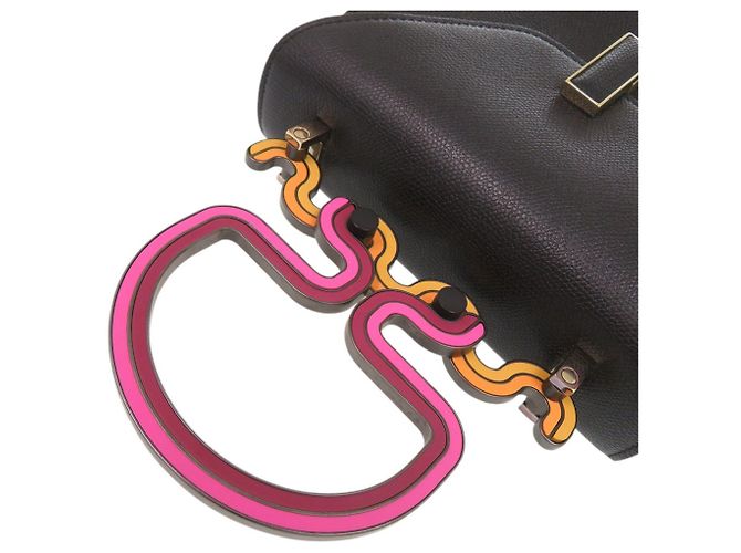 Bolso Valextra Mini Iside Toothpaste Collection Negro - vista 6