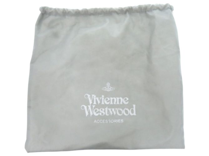 Borsa a tracolla verticale in pelle rigida 2-Way Vivienne Westwood Bianco - vista 9