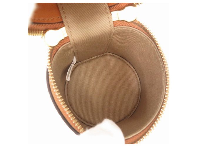 MCM Visetos Brown Mini Shoulder Bag Marrom - vista 5