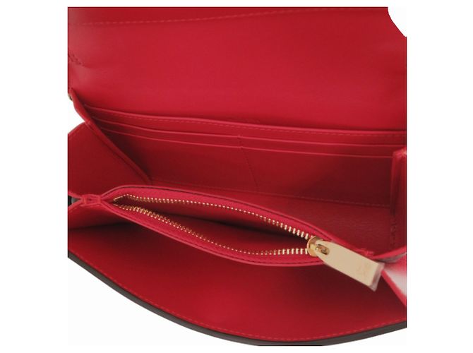 Borsa a tracolla in pelle con stampa leopardata Christian Louboutin Marrone - vista 9