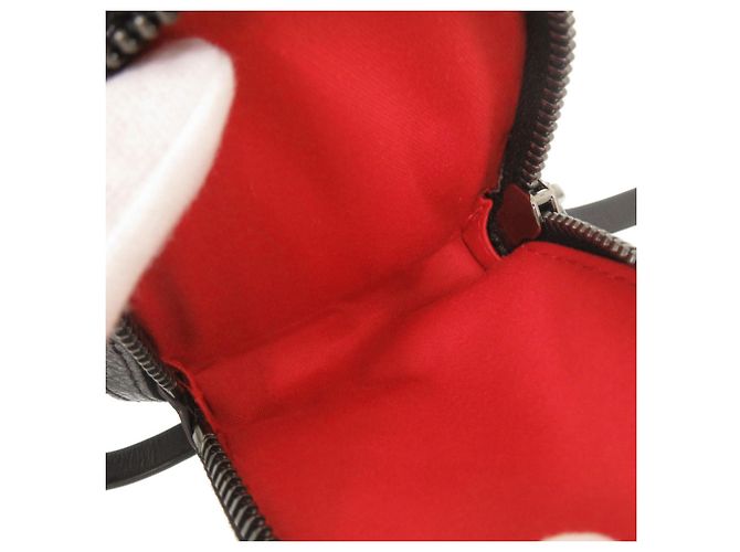Borsa a spalla mini in pelle nera Christian Louboutin LOUBIFUNK Nero - vista 7