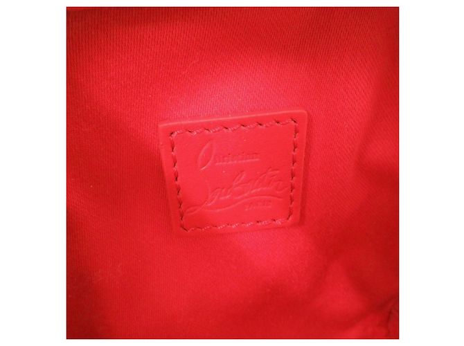 Borsa a spalla mini in pelle nera Christian Louboutin LOUBIFUNK Nero - vista 8
