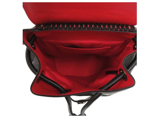 Christian Louboutin Explorer Funk Spike Stud Leder-Rucksack Schwarz - Ansicht 5