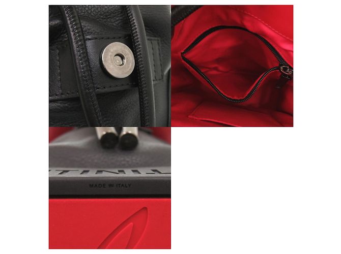 Christian Louboutin Explorer Funk Spike Stud Leder-Rucksack Schwarz - Ansicht 6