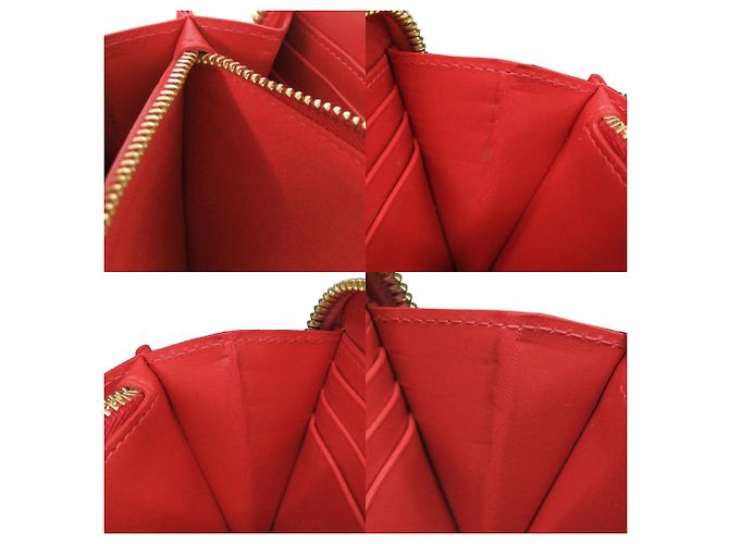 Christian Louboutin Panettone Multi-Spike Stud Leder Langbörse Pink - Ansicht 10
