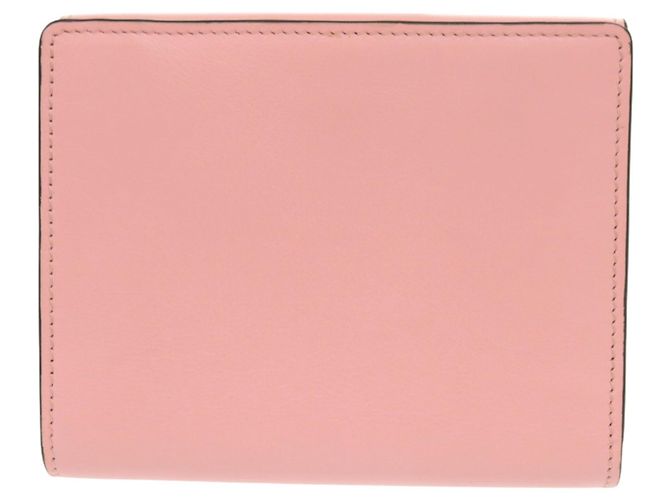 Portafoglio Mini Georgia in pelle di vitello Chloé Rosa - vista 3