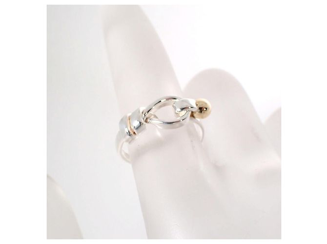 Autre Marque Anello Tiffany & Co. Hook Eye Band Ring - vista 8