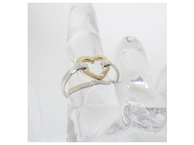 Autre Marque Anello Cuore Tiffany & Co. in Argento Sterling e Oro Giallo - vista 8