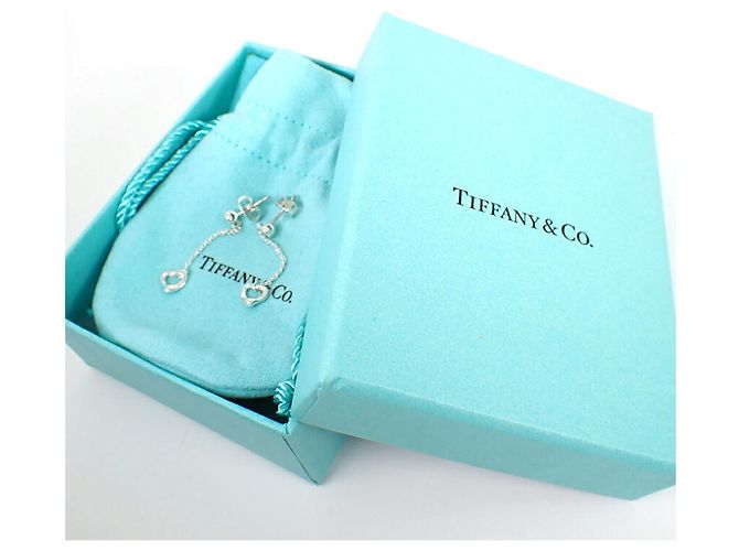 Autre Marque Tiffany & Co. Ag925 Diamant-Herzstecker - Ansicht 10