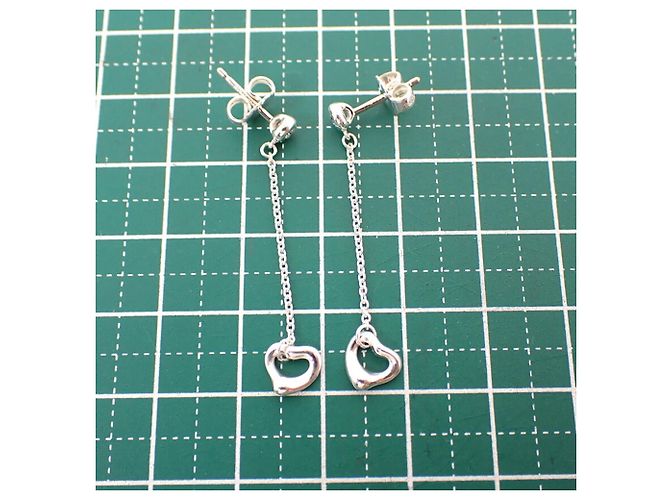 Autre Marque Tiffany & Co. Ag925 Diamant-Herzstecker - Ansicht 11