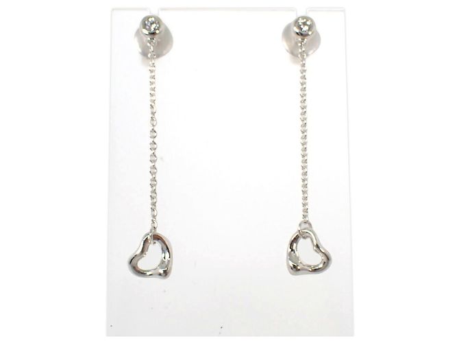 Autre Marque Tiffany & Co. Ag925 Diamant-Herzstecker - Ansicht 2