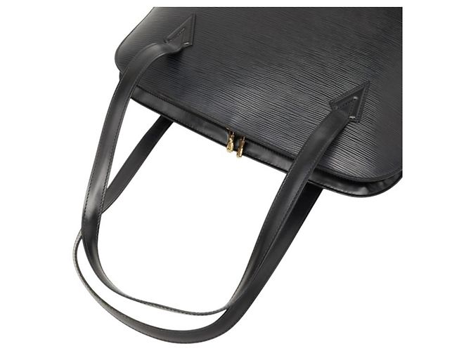 Borsa Tote Louis Vuitton Epi Lussac Nero - vista 11