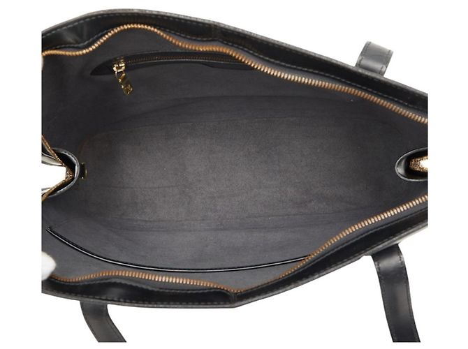 Borsa Tote Louis Vuitton Epi Lussac Nero - vista 12