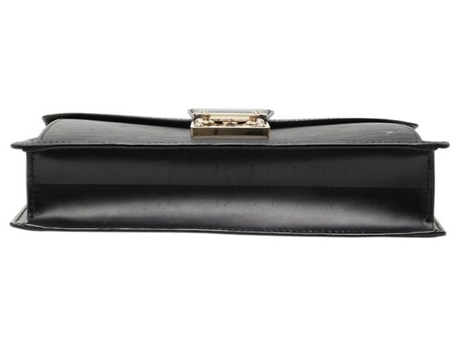 Louis Vuitton Epi Pochette Sellier Dragonne Clutch Tasche Schwarz - Ansicht 3