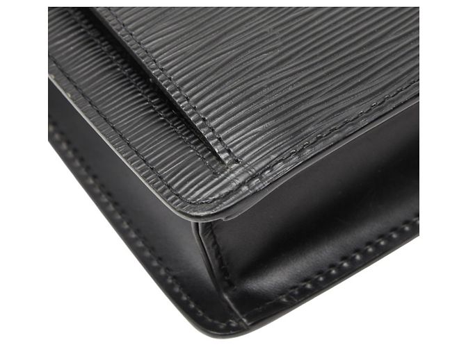 Louis Vuitton Epi Pochette Sellier Dragonne Clutch Tasche Schwarz - Ansicht 5