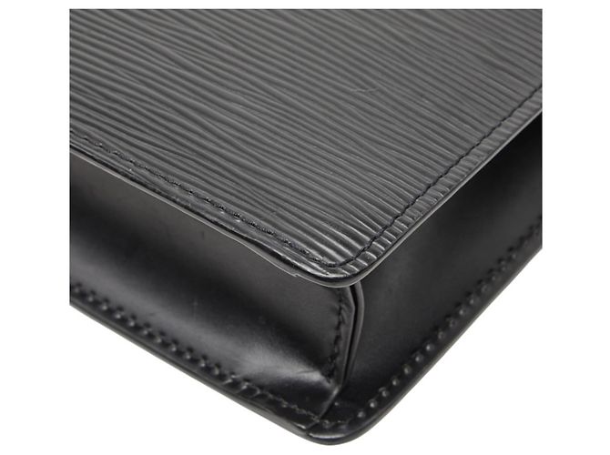 Louis Vuitton Epi Pochette Sellier Dragonne Clutch Tasche Schwarz - Ansicht 6