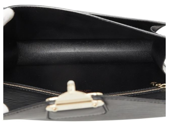 Louis Vuitton Epi Pochette Sellier Dragonne Clutch Tasche Schwarz - Ansicht 9