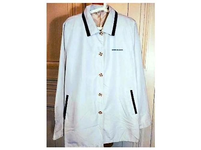 Pierre Balmain Light Trendy Couture Trenchcoat Weiß - Ansicht 20