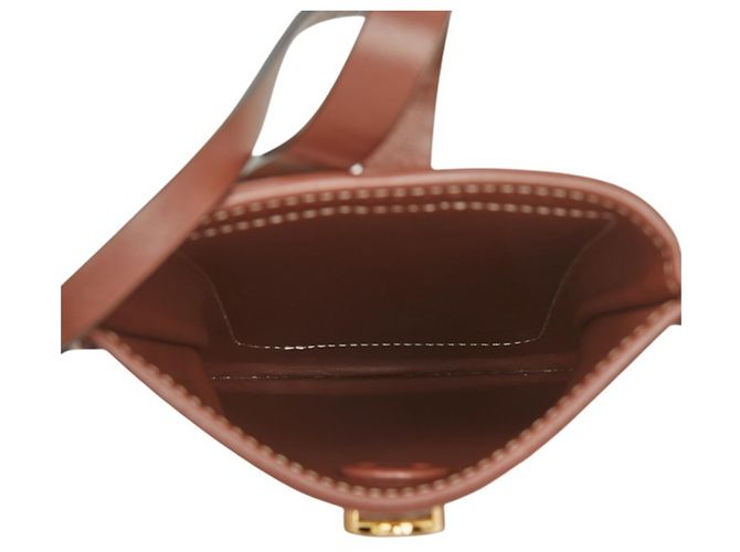 Borsa a tracolla Burberry London England Logo Marrone - vista 8