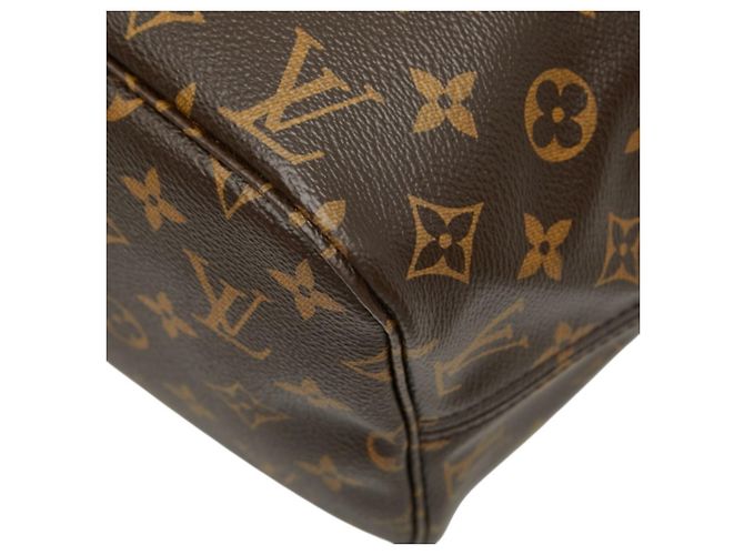 Sac Cabas Louis Vuitton Monogram Neverfull MM Marron Rose - vue 4
