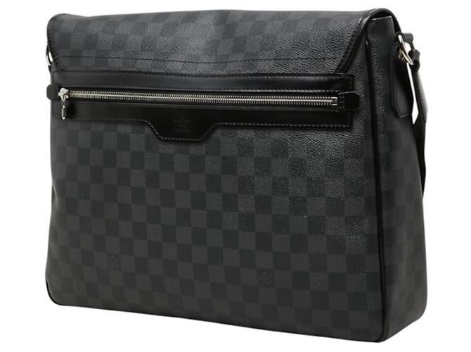 Borsa a Tracolla Louis Vuitton Damier Graphite Nero - vista 2