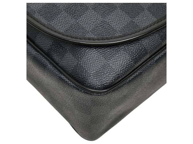Borsa a Tracolla Louis Vuitton Damier Graphite Nero - vista 5