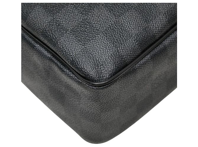 Borsa a Tracolla Louis Vuitton Damier Graphite Nero - vista 6
