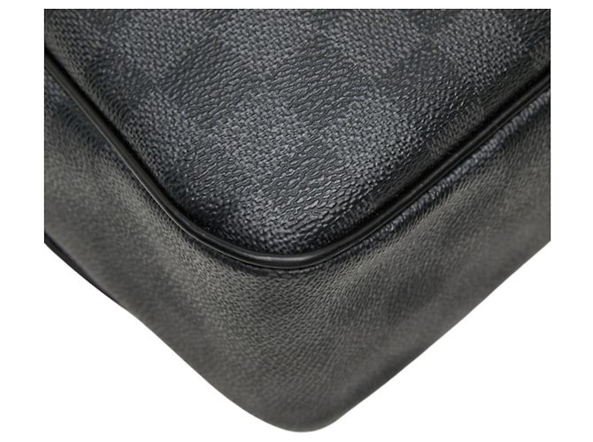 Borsa a Tracolla Louis Vuitton Damier Graphite Nero - vista 7