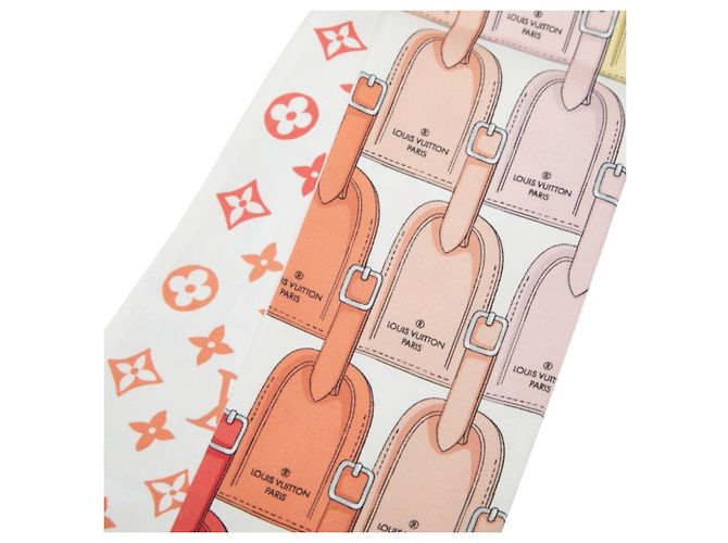 Louis Vuitton Bandeau My LV Tag Schal Weiß Mehrfarben - Ansicht 2