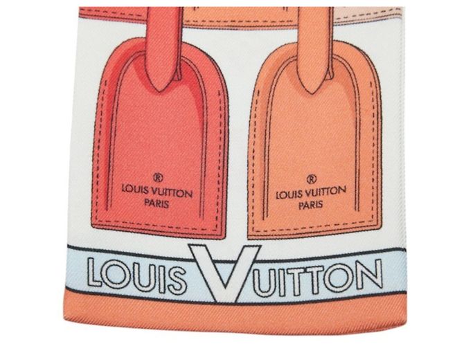 Louis Vuitton Bandeau My LV Tag Schal Weiß Mehrfarben - Ansicht 3