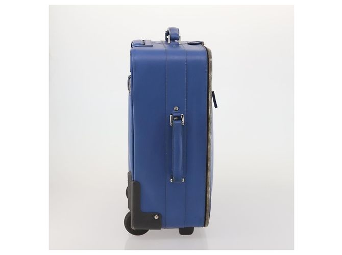 Borsa da viaggio Prada Nylon Mini Blu - vista 4