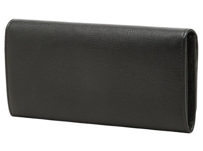 Fendi Black Leather Long Wallet - view 2