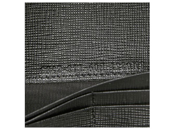 Fendi Black Leather Long Wallet - view 9