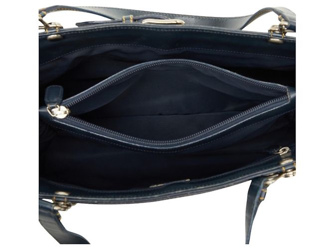 Borsa Christian Dior Dior Oblique Trotter in Navy Blu navy - vista 9