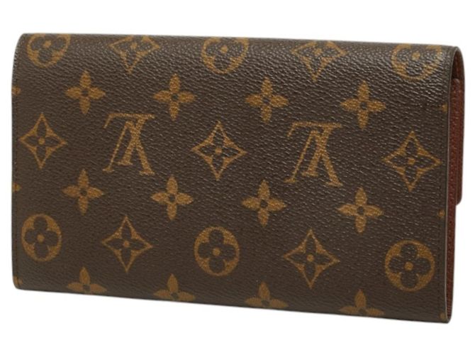 Portafoglio Lungo Louis Vuitton Monogram Marrone - vista 2