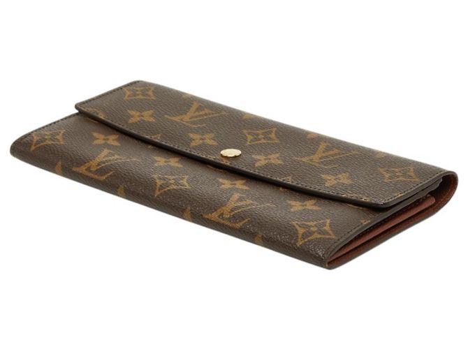 Portafoglio Lungo Louis Vuitton Monogram Marrone - vista 4