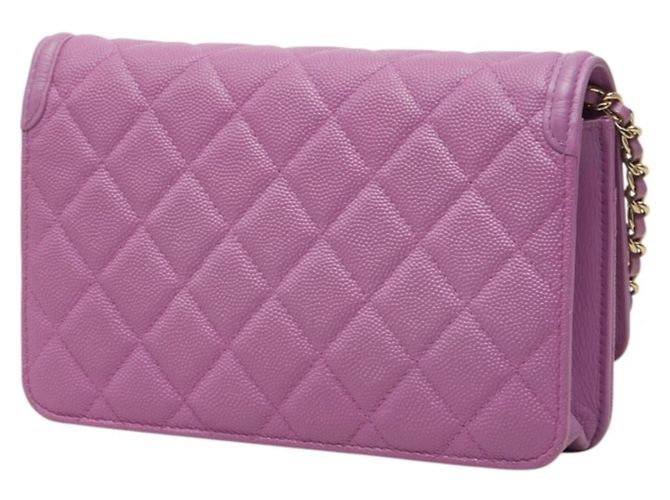 Borsa a tracolla portafoglio Chanel CC Filigree Porpora - vista 2