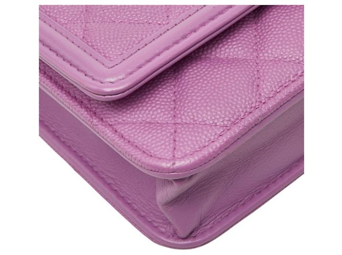 Borsa a tracolla portafoglio Chanel CC Filigree Porpora - vista 5