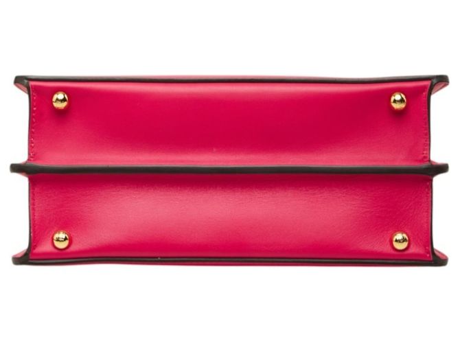 Borsa Fendi Selleria Peekaboo I.U. Small Rosa - vista 3