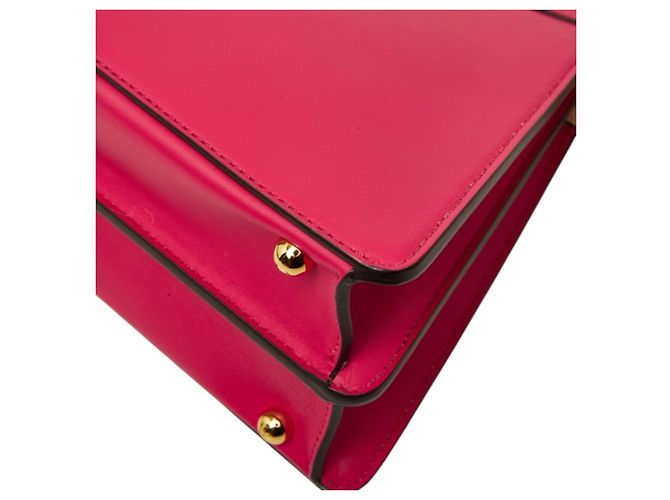 Borsa Fendi Selleria Peekaboo I.U. Small Rosa - vista 4