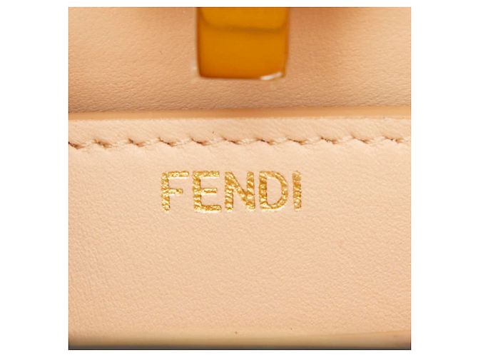 Borsa Fendi Selleria Peekaboo I.U. Small Rosa - vista 9