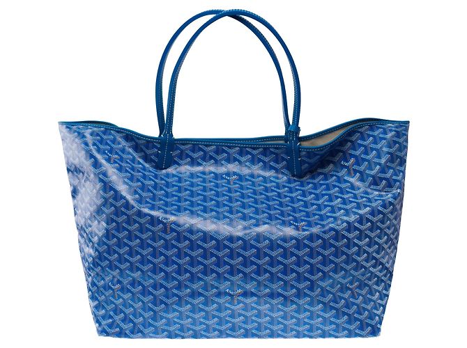 Saint Louis Bolso GOYARD Saint-Louis en Lona Azul - 103926 - vista 3