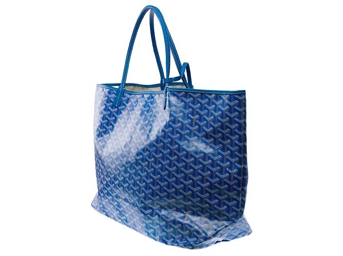 Saint Louis Bolso GOYARD Saint-Louis en Lona Azul - 103926 - vista 5