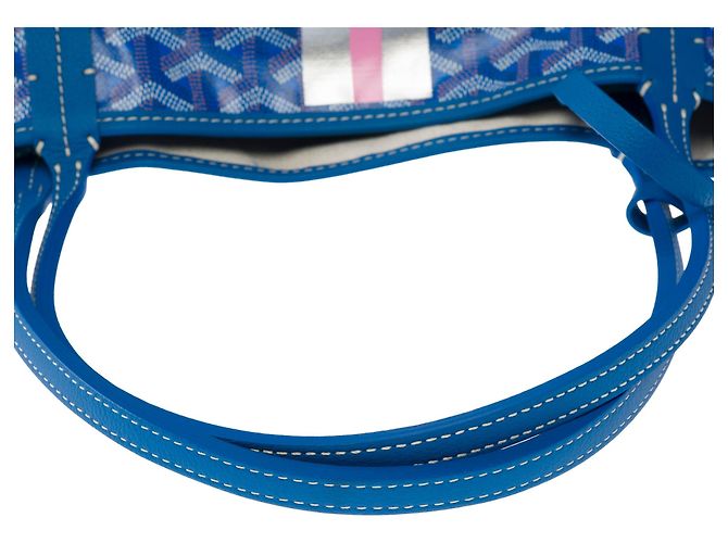 Saint Louis Bolso GOYARD Saint-Louis en Lona Azul - 103926 - vista 9