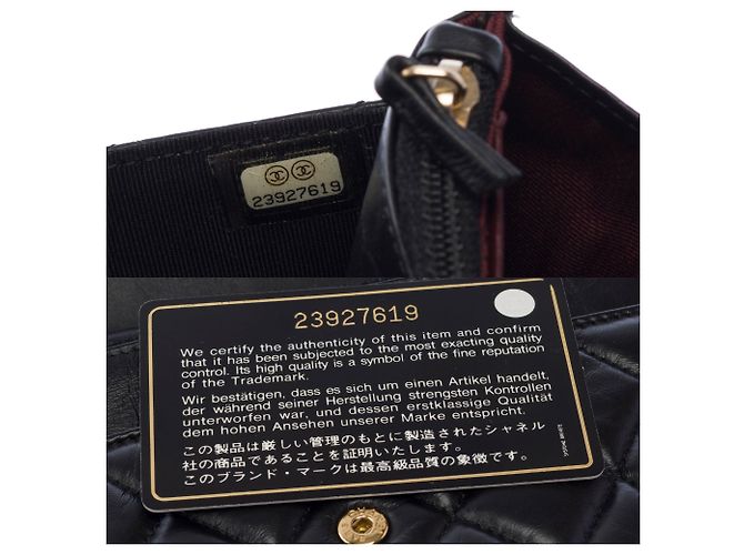 Borsa CHANEL Wallet On Chain 2.55 in Pelle Nera - 103931 Nero - vista 8