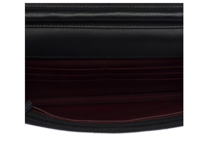 Borsa CHANEL Wallet On Chain 2.55 in Pelle Nera - 103931 Nero - vista 9