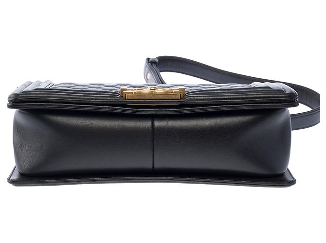Borsa CHANEL Boy in Pelle Nera - 103930 Nero - vista 11